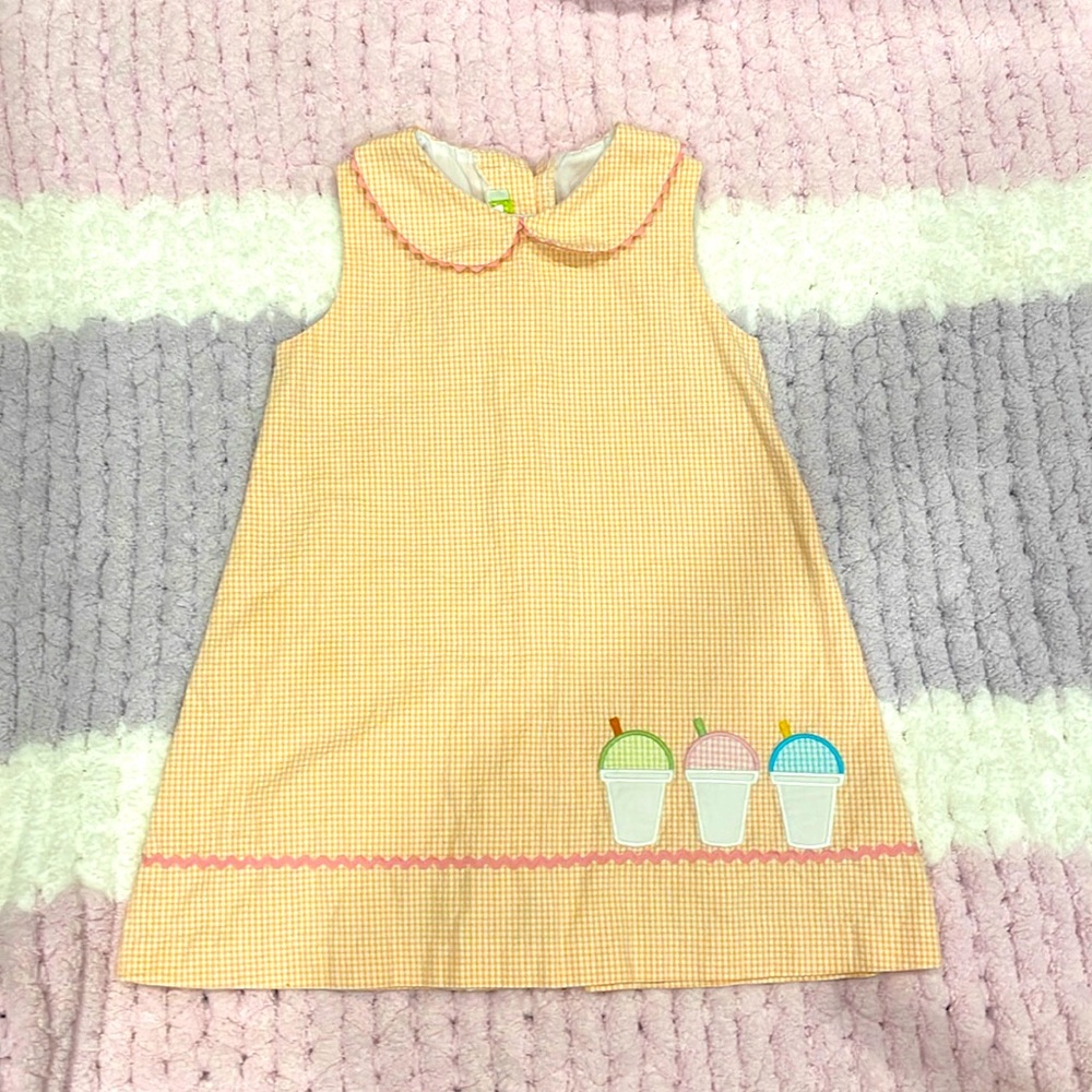 Cute summer dress with snowballs
